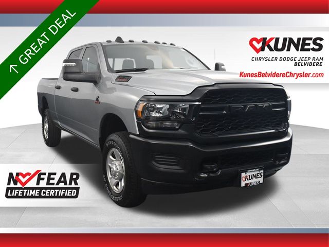 Billet Silver Metallic Clearcoat 2024 RAM 3500 Pickup Truck Four-Wheel Drive 6-Speed Automatic