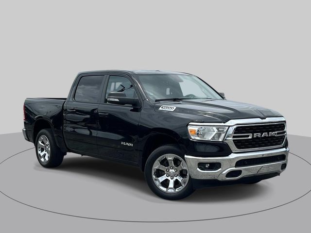 Diamond Black Crystal Pearlcoat 2022 RAM 1500 Pickup Truck Four-Wheel Drive 8-Speed Automatic
