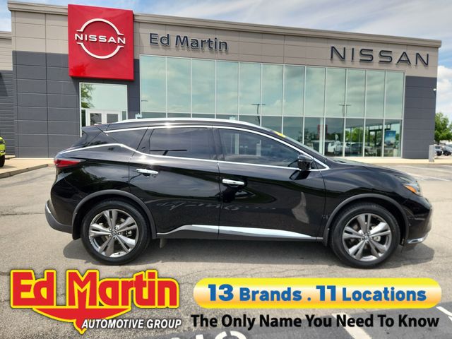 Super Black 2023 Nissan Murano SUV / Crossover Front-Wheel Drive Continuously Variable Transmission