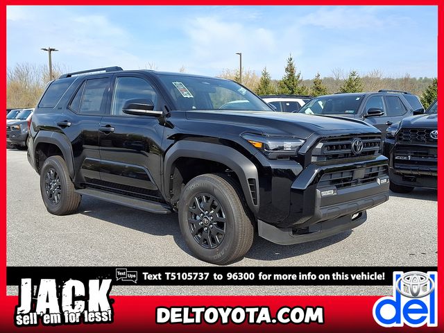 Black 2026 Toyota 4Runner SR5 4WD SUV / Crossover Four-Wheel Drive 8-Speed Automatic