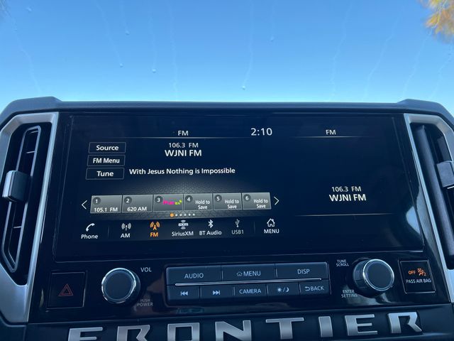 2025 Glacier White Nissan Frontier SV RWD Truck