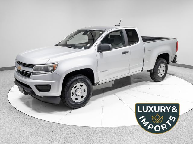 Silver Ice Metallic 2017 Chevrolet Colorado Work Truck Extended Cab LB RWD Pickup Truck 4X2 6-Speed Automatic