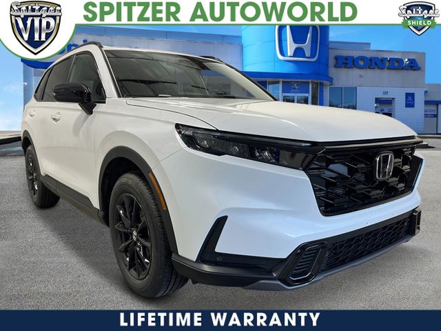 Platinum White 2026 Honda CR-V Hybrid SUV / Crossover All-Wheel Drive Continuously Variable Transmission