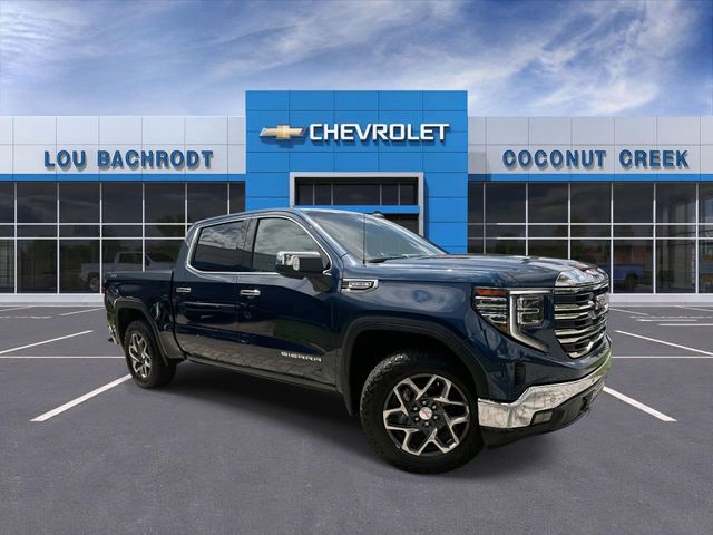 Pacific Blue Metallic 2022 GMC Sierra 1500 Pickup Truck Four-Wheel Drive Automatic
