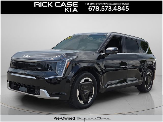 Aurora Black Pearl 2024 Kia EV9 Land AWD SUV / Crossover All-Wheel Drive 1-Speed Automatic
