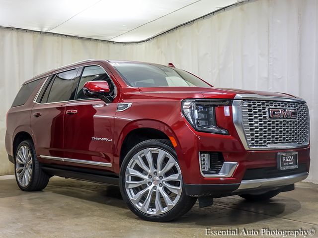 Cayenne Red 2021 GMC Yukon Denali 4WD SUV / Crossover Four-Wheel Drive
