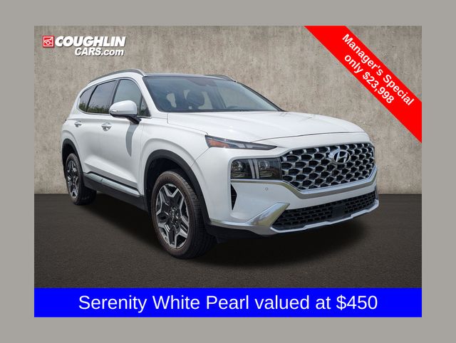 Serenity White Pearl 2023 Hyundai Santa Fe SUV / Crossover All-Wheel Drive Automatic