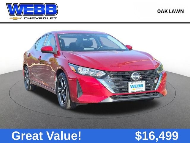 Red (Scarlet Ember Tintcoat) 2024 Nissan Sentra Sedan Front-Wheel Drive Continuously Variable Transmission