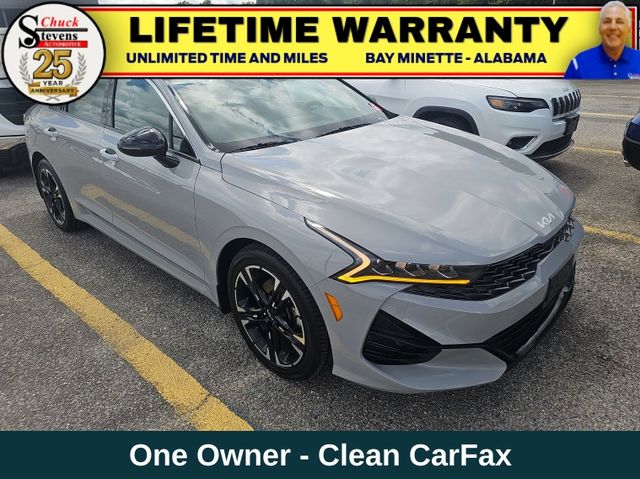 Wolf Gray 2022 Kia K5 Sedan Front-Wheel Drive 8-Speed Automatic