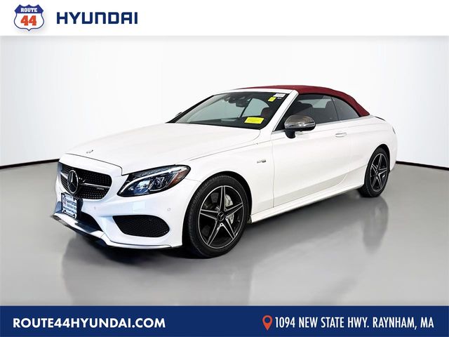 designo Diamond White Metallic 2017 Mercedes-Benz C-Class AMG C 43 Cabriolet Convertible All-Wheel Drive 9-Speed Automatic