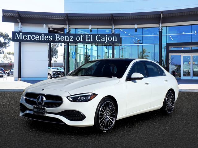 Polar White 2026 Mercedes-Benz C-Class Sedan Rear-Wheel Drive 9-Speed Automatic