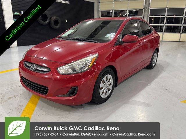 Boston Red Metallic 2016 Hyundai Accent SE Sedan FWD Sedan Front-Wheel Drive 6-Speed Automatic