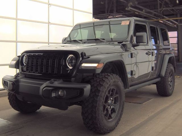 Gray (Granite Crystal Metallic Clearcoat) 2025 Jeep Wrangler 4xe SUV / Crossover Four-Wheel Drive 8-Speed Automatic