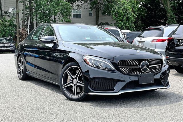 Black 2016 Mercedes-Benz C-Class Sedan All-Wheel Drive 7-Speed Automatic