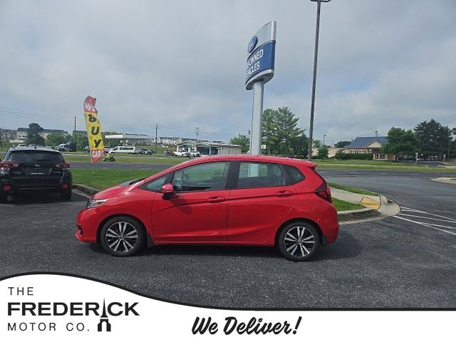 Red 2018 Honda Fit EX-L with Navi Hatchback Front-Wheel Drive Continuously Variable Transmission