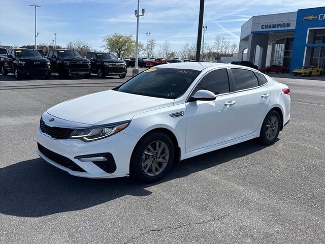 Snow White Pearl 2019 Kia Optima LX FWD Sedan Front-Wheel Drive 6-Speed Automatic