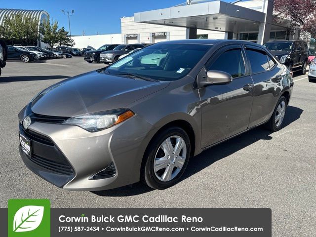 Gray Metallic 2018 Toyota Corolla Sedan Front-Wheel Drive Continuously Variable Transmission