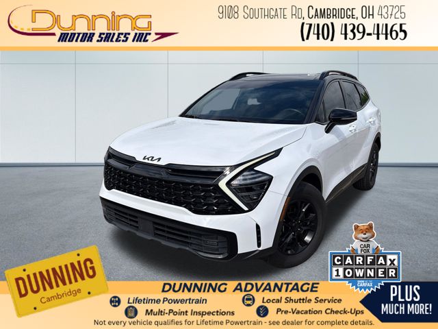 Glacier White Pearl/Ebony Black Roof 2025 Kia Sportage X-Pro AWD SUV / Crossover All-Wheel Drive 8-Speed Automatic