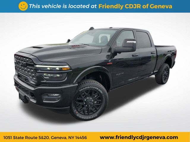 Diamond Black Crystal Pearlcoat 2025 RAM 2500 Pickup Truck Four-Wheel Drive 8-Speed Automatic