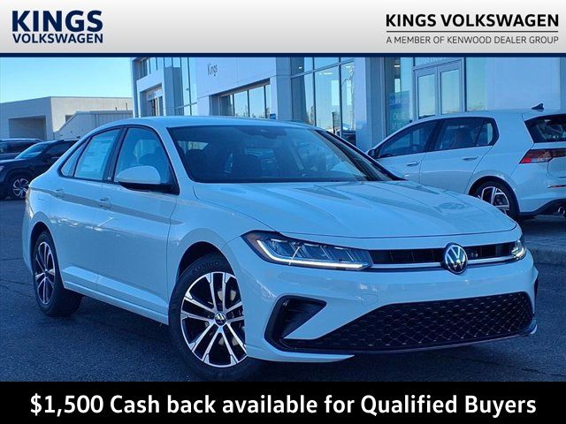 White 2026 Volkswagen Jetta Sedan Front-Wheel Drive 8-Speed Automatic