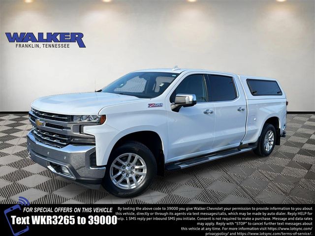Summit White 2020 Chevrolet Silverado 1500 Pickup Truck Four-Wheel Drive 8-Speed Automatic