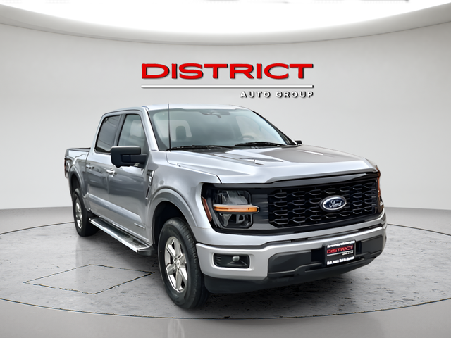 Silver Metallic 2024 Ford F-150 Pickup Truck Four-Wheel Drive Automatic