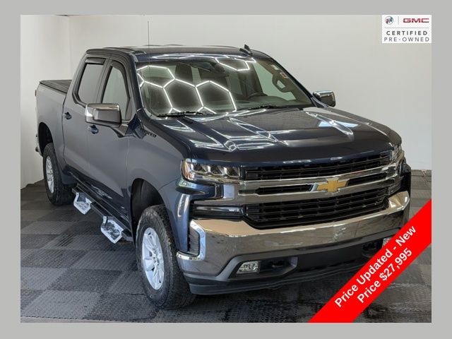Northsky Blue Metallic 2021 Chevrolet Silverado 1500 LT Crew Cab 4WD Pickup Truck Four-Wheel Drive Automatic