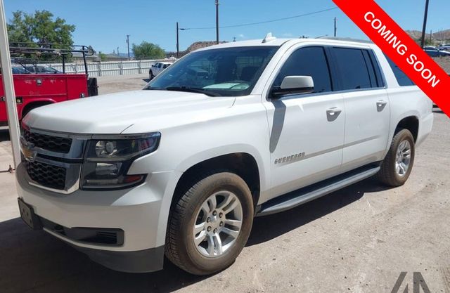 Summit White 2019 Chevrolet Suburban 1500 LS 4WD SUV / Crossover Four-Wheel Drive 6-Speed Automatic Overdrive