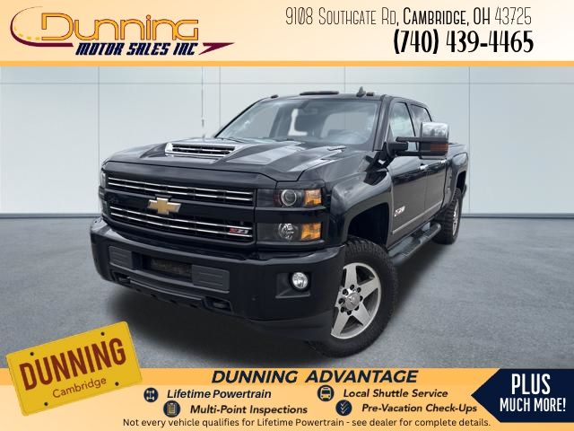 Black 2019 Chevrolet Silverado 2500HD LT Crew Cab 4WD Pickup Truck Four-Wheel Drive 6-Speed Automatic
