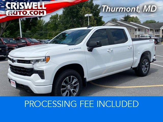 Summit White 2026 Chevrolet Silverado 1500 Pickup Truck Four-Wheel Drive Automatic