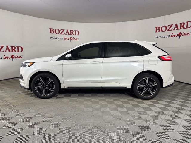 2020 Star White Metallic Tri-Coat Ford Edge ST AWD SUV