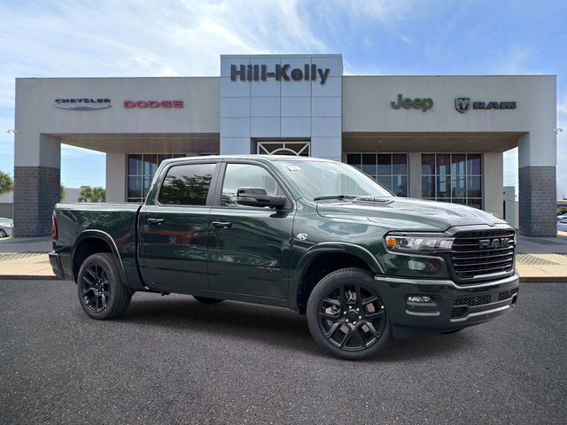 Serrano Green Metallic 2026 RAM 1500 Laramie Crew Cab 4WD Pickup Truck Four-Wheel Drive 8-Speed Automatic