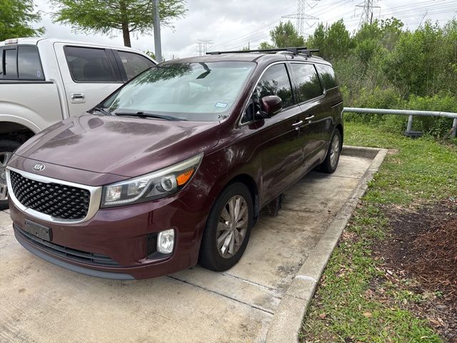Venetian Red 2015 Kia Sedona EX Minivan Front-Wheel Drive 6-Speed Automatic