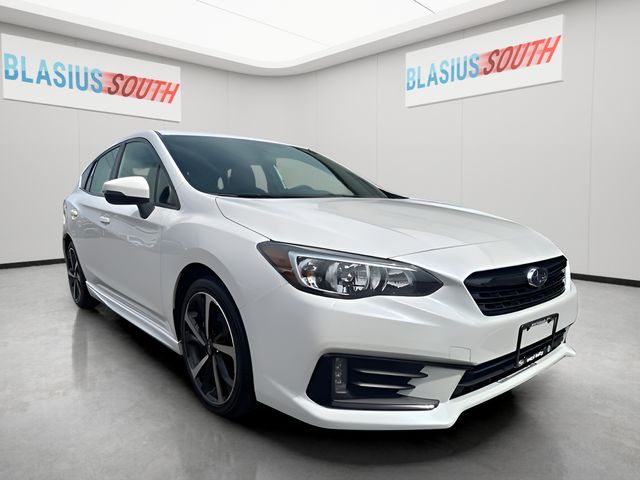 Crystal White Pearl 2023 Subaru Impreza Wagon All-Wheel Drive Continuously Variable Transmission