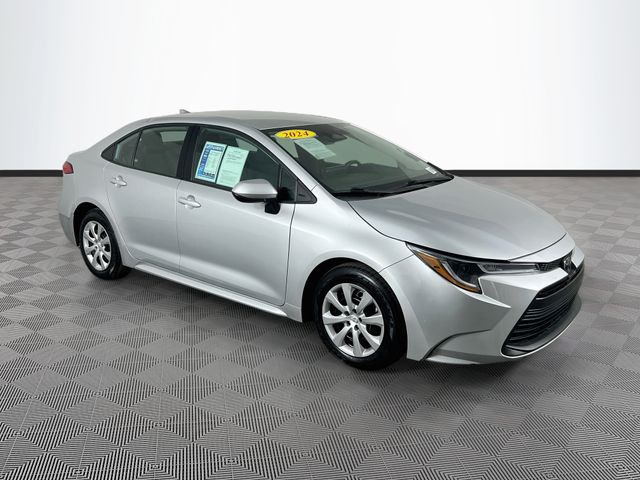 Classic Silver Metallic 2024 Toyota Corolla Sedan Front-Wheel Drive Continuously Variable Transmission