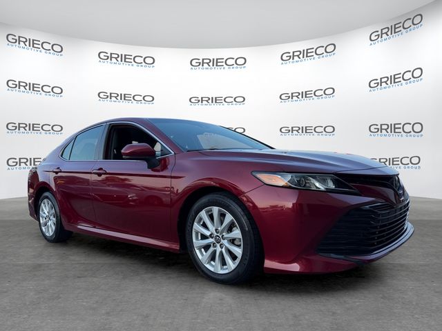 Red (Ruby Flare Pearl) 2019 Toyota Camry Sedan Front-Wheel Drive 8-Speed Automatic