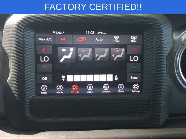 Used 2021 White Jeep Unlimited Sahara image 24