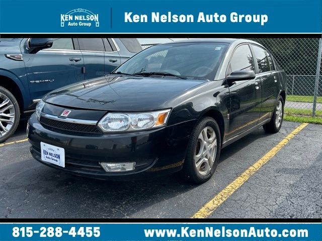 Black 2003 Saturn ION Sedan Front-Wheel Drive 5-Speed Automatic