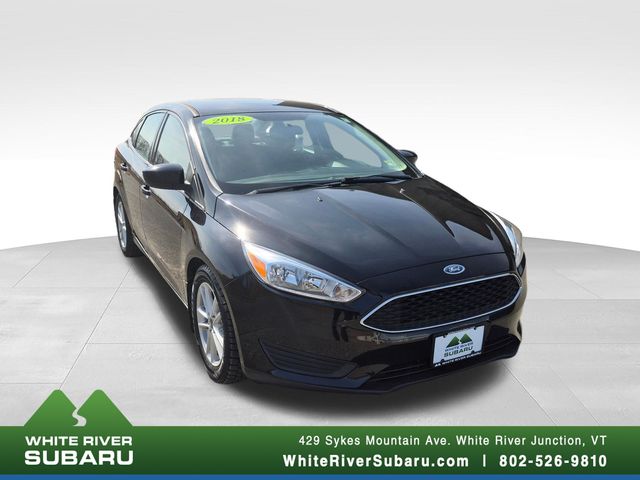 Shadow Black 2018 Ford Focus SE Sedan Front-Wheel Drive 6-Speed Automatic