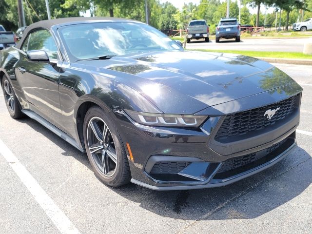 Shadow Black 2024 Ford Mustang EcoBoost Premium Convertible RWD Convertible Rear-Wheel Drive Automatic