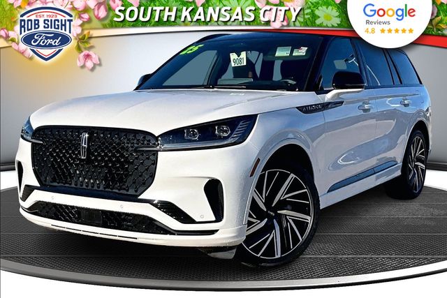 White Metallic 2025 Lincoln Aviator Black Label AWD SUV / Crossover All-Wheel Drive Automatic