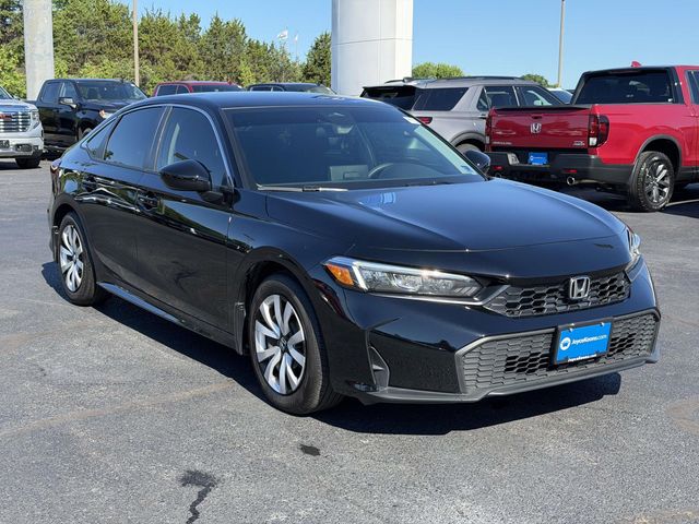 Crystal Black Pearl 2026 Honda Civic Sedan Front-Wheel Drive Continuously Variable Transmission
