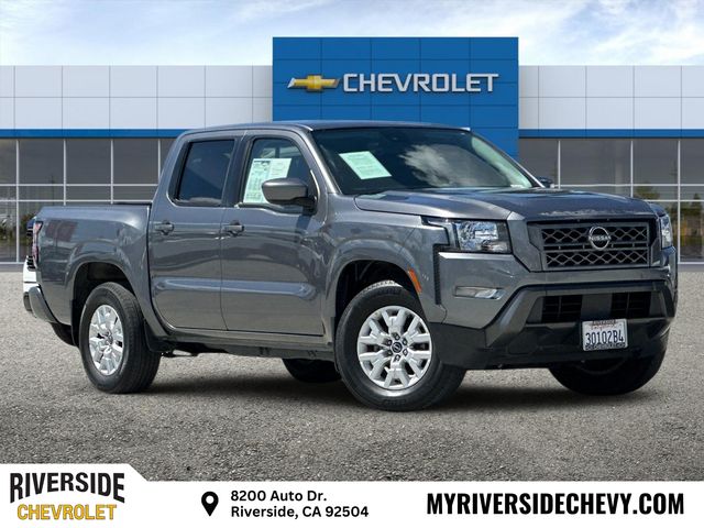 Gray (Gun Metallic) 2023 Nissan Frontier SV Crew Cab RWD Pickup Truck 4X2 9-Speed Automatic