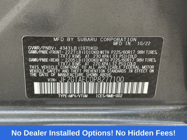 2023 Subaru Crosstrek Premium Gray at DeMontrond Mazda