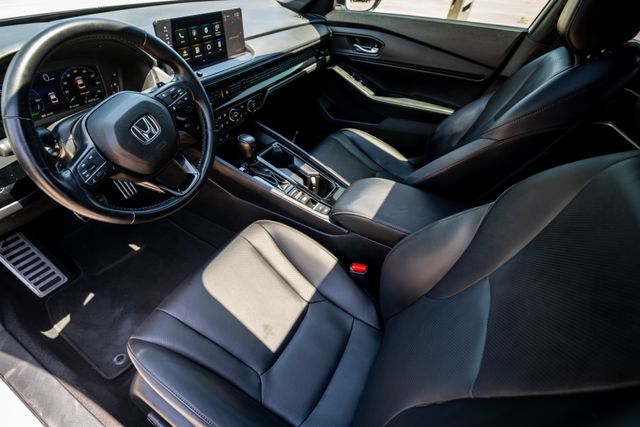 2023 Honda Accord Hybrid Sport-L White at DeMontrond Gulf Freeway