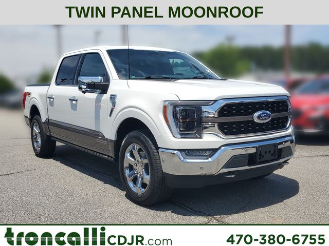Star White Metallic Tri-Coat 2022 Ford F-150 Pickup Truck Four-Wheel Drive Automatic