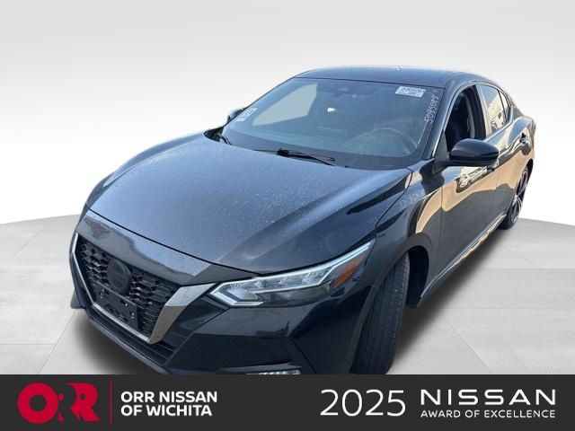 Super Black 2021 Nissan Sentra SR FWD Sedan Front-Wheel Drive Continuously Variable Transmission