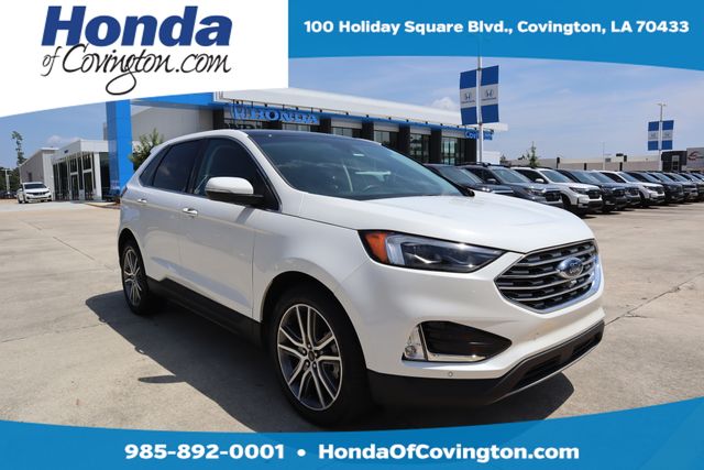 White Metallic 2024 Ford Edge SUV / Crossover All-Wheel Drive 8-Speed Automatic