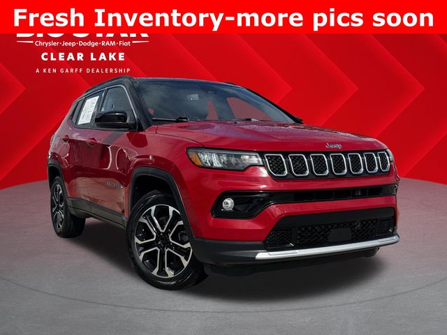 2023 Jeep Compass Limited Red at Classic Elite Chevrolet Hwy 6