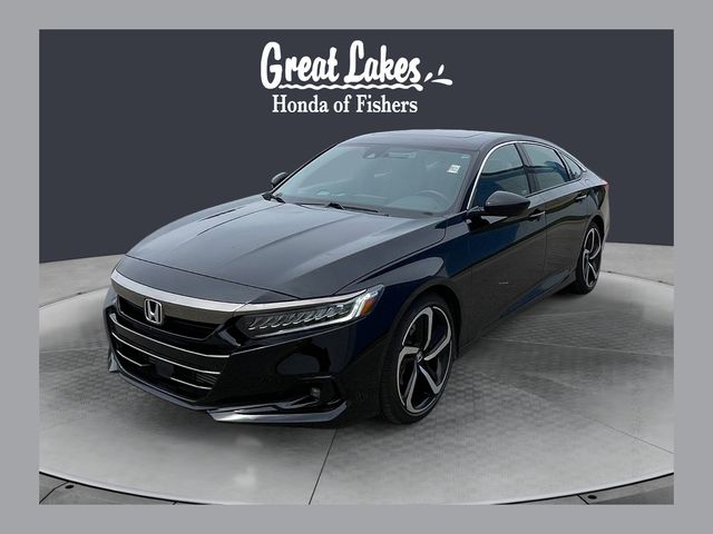 Crystal Black Pearl 2021 Honda Accord Sedan Front-Wheel Drive Automatic